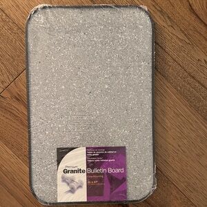 😊Granite Bulletin Board Premium Gray Wall-Mount Organizer